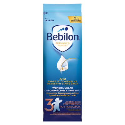 Bebilon 3 Advance Pronutra Junior po 1. roku życia saszetka ZESTAW 2 x 29,4 g
