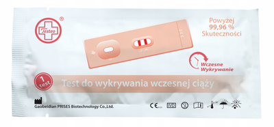 Testeo test ciążowy HCG płytkowy do wykrywania wczesnej ciąży ZESTAW 10szt