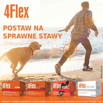 4FLEX kolagen na zdrowe stawy kości masa mięśniowa 30 saszetek 