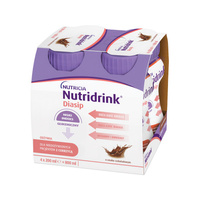 Nutridrink Diasip o smaku czekoladowym dla diabetyków 4 x 200 ml