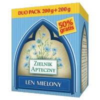 Len mielony Duo pack 200 g + 200 g