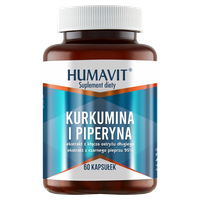 Humavit Suplement diety kurkumina i piperyna 60 kapsułek