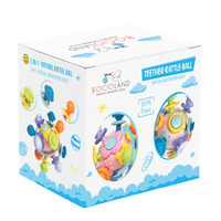 Bocioland sensoryczna zabawka gryzak grzechotka KULA 1 sztuka