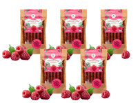 Malinowe rollsy z nasionami chia kwasy omega 3 ZESTAW 5 x 50 g