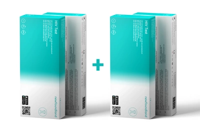 Szybki test z krwi do wykrywania infekcji HIV 3w1, ZESTAW 2 sztuk