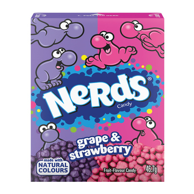 Nerds cukierki o smaku winogrono-truskawka 46,7 g