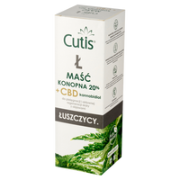 Cutis ŁUSZCZYCA maść konopna 20% + CBD 120 ml