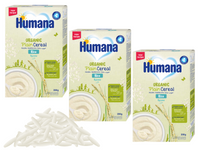 Humana Organic Kaszka bezmleczna ryżowa po 4. miesiącu ZESTAW 3 x 200 g