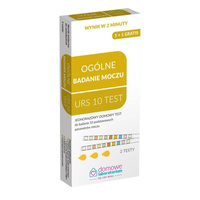 HYDREX ogólne badanie moczu URS 10 parametrów 2 testy