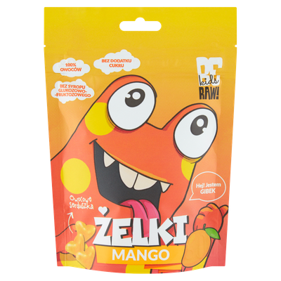 Be Raw! Kids żelki mango 35 g