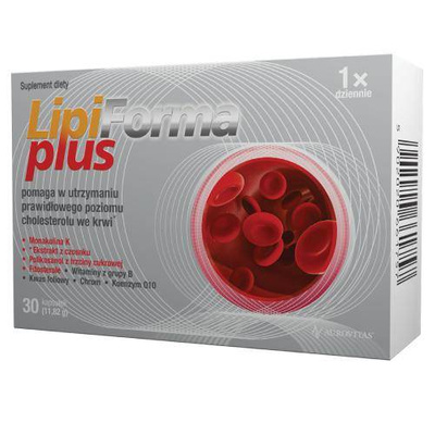 LipiForma Plus Cholesterol Monakolina ZESTAW 2 x 30 kapsułek