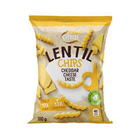 OHO! fit chipsy z czerwonej soczewicy o smaku sera cheddar 100 g