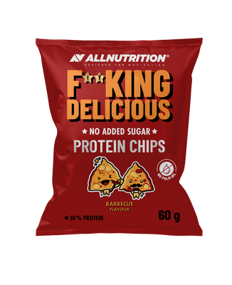 Allnutrition Fitking białkowe chipsy proteinowe o smaku barbecue 60 g