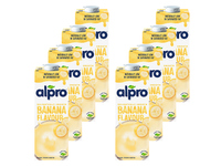 Alpro roślinny napój bananowy ZESTAW 8 x 1 L
