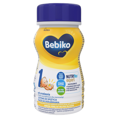 Bebiko 1 Mleko początkowe w płynie RTF dla niemowląt od urodzenia 200ml