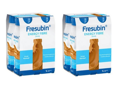 Fresubin® Energy Fibre Drink, smak karmelowy, 8 x 200 ml.  Żywność specjalnego przeznaczenia medycznego. Bogata w błonnik. 