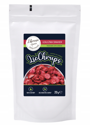 Zdrowo Posypane LioChrups truskawki liofilizowane 20 g