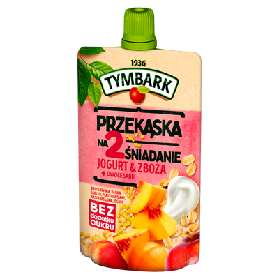  Tymbark Przekąska na 2 śniadanie różne smaki ZESTAW 4 x 100 g