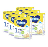 BEBIKO NUTRIflor Expert 1 mleko początkowe dla niemowląt od urodzenia ZESTAW 6 x 550 g