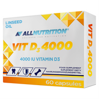Allnutrition witamina D3 4000 ODPORNOŚĆ 60 kapsułek GRATIS