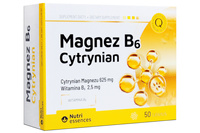 SUPREME Magnez B6 Cytrynian 50 tab.