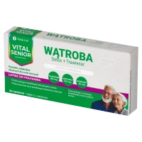Vital Senior Wątroba DETOX, TRAWIENIE łatwe do połykania 30 tabletek