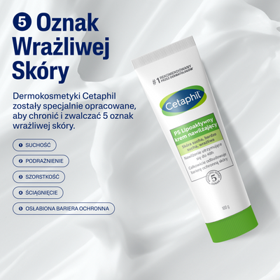 Cetaphil PS Lipoaktywny krem nawilżający do bardzo suchej skóry 100 g