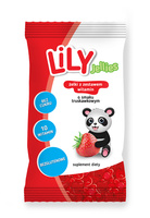 LiLY Jellies żelki z zestawem witamin o smaku truskawkowym 30 g