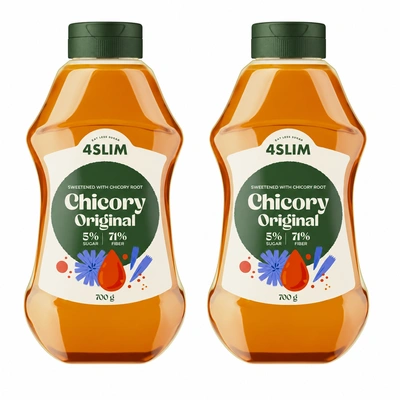 4Slim Słodzik z cykorii niskowęglowodanowy topping ZESTAW 2 x 700 g
