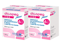 Dicopeg Junior Free proszek na zaparcia od 6 miesiąca ZESTAW 2 x 100 g 