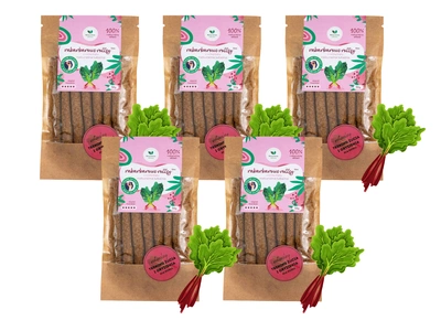 Rabarbarowe rollsy z nutką mięty naturalna luteina ZESTAW 5 x 50 g