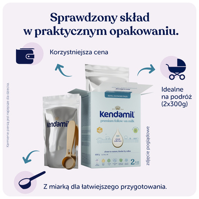 Kendamil Premium Box 2 mleko od 6 miesiąca życia ZESTAW 2 x 600 g