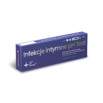 Sam Się Zbadaj infekcje intymne PH TESY do wykrywania infekcji intymnych i zapalenia pochwy