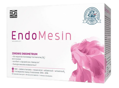 EndoMesin równowaga hormonalna ENDOMETRIOZA ZESTAW 2 x 60 + 60 kapsułek + BRELOCZEK GRATIS!