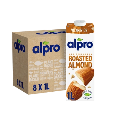 Alpro Napój migdałowy 8x1L 