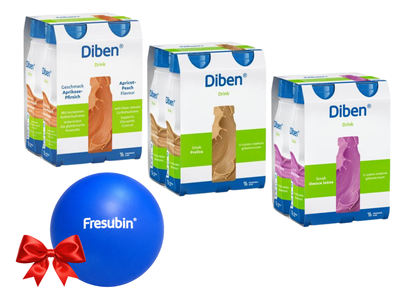 Diben Drink RÓŻNE SMAKI 12 x 200 ml Żywność specjalnego przeznaczenia medycznego. Pacjent z cukrzycą, insulinoodpornością. + PIŁECZKA ANTYSTRESOWA GRATIS!