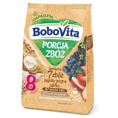 BoboVita Zestaw MIX Kaszki bez mleka po 8 mies.