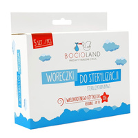Bocioland woreczki do sterylizacji wielokrotnego użytku do mikrofalówki 5 sztuk