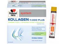 Doppelherz system KOLLAGEN 11.000 PLUS 30 sztuk + SHOT ODPORNOŚCIOWY GRATIS!