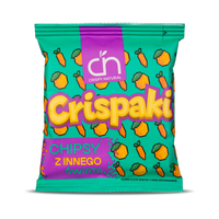 Crispy Natural marchew o smaku brzoskwiniowym - suszone kostki z marchwi 18 g
