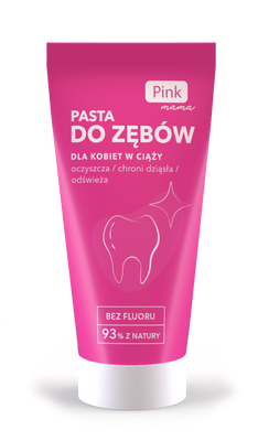 Pink Mama Pasta do zębów dla kobiet w ciąży 50 ml