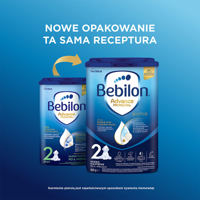 Bebilon 2 Pronutra-ADVANCE mleko modyfikowane mleko następne po 6. miesiącu życia 800 g