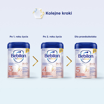 Bebilon PROfutura CESARBIOTIK 2 mleko następne po 6. miesiącu życia dla dzieci urodzonych przez cesarskie cięcie ZESTAW 3 x  800 g