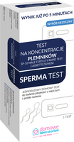 Hydrex Test płodności męskiej Sperma Test + strumieniowy test owulacyjny LH 5 sztuk