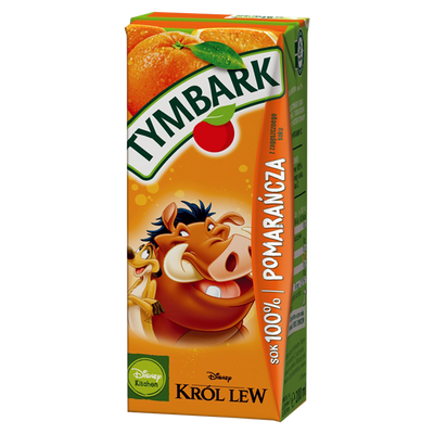 Tymbark Sok 100 % pomarańcza 200 ml