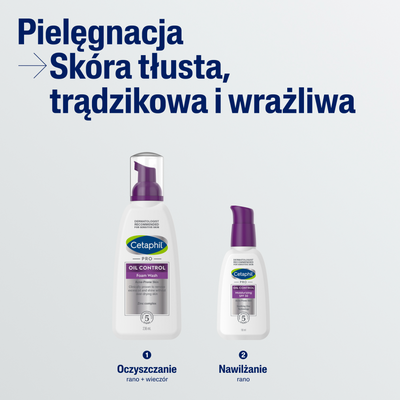Cetaphil Pro Oil Control Krem nawilżająco-matujący SPF 30 118 ml