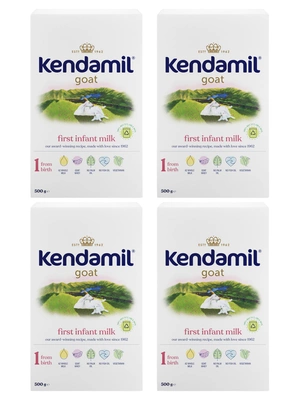 Kendamil Kozie mleko początkowe od urodzenia ZESTAW 4 x 500 g