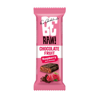 Be Raw! Baton proteinowy energy o smaku malinowym z gorzką czekoladą 40 g