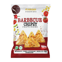 Popcrop chrupki piramidki proteinowe o smaku barbecue bezglutenowe ZESTAW 6 x 60 g