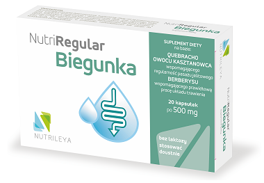 Nutrileya NutriRegular Biegunka PRZEWÓD POKARMOWY 20 kapsułek
